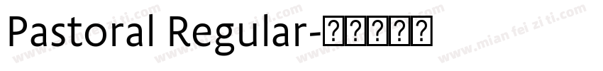 Pastoral Regular字体转换